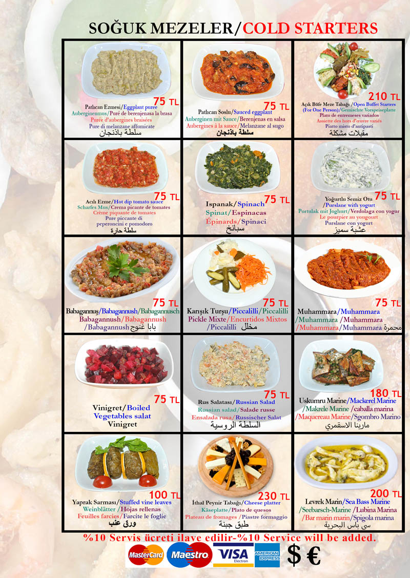 ÇAĞRI RESTAURANT Turkish Russian Restaurant Price in Istanbul