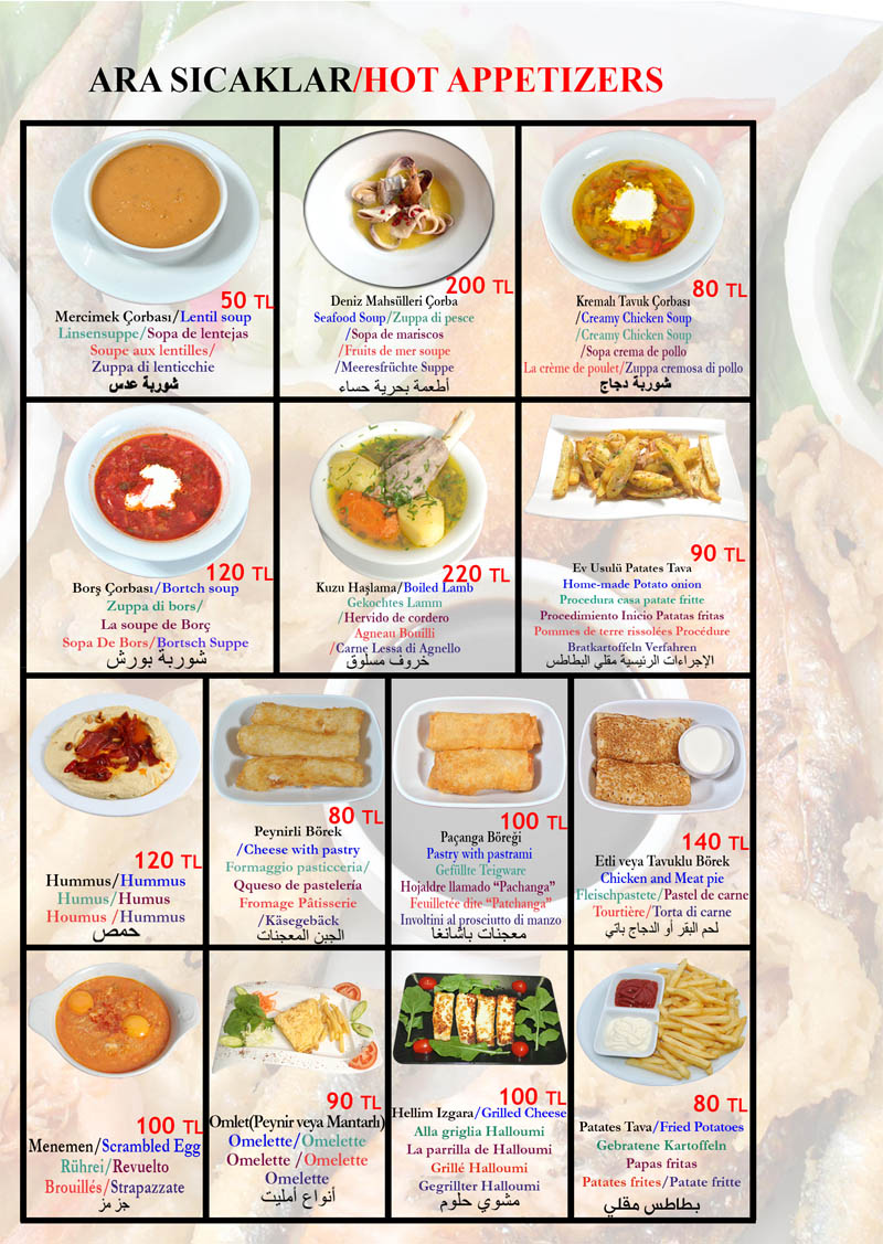 ÇAĞRI RESTAURANT Turkish Russian Restaurant Price in Istanbul